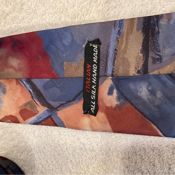 Necktie, 100% silk, Italian Handmade - Picture 2 of 3